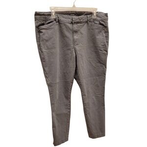 Old Navy Gray Pixie Womens Pants Size 16 Front Pockets